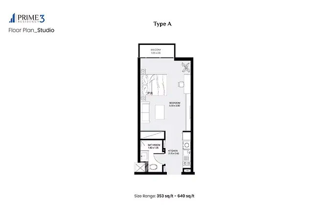 Prime Residency 3 floor plan 1