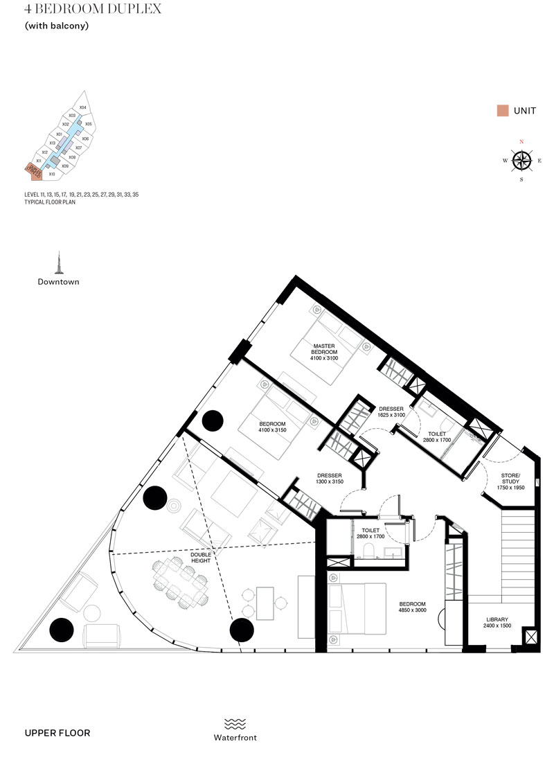 Waves Grande floor plan 5