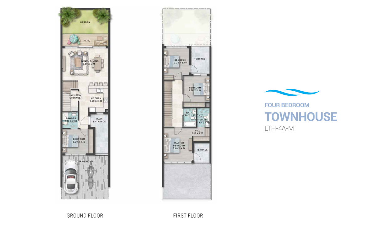 Lagoons Townhouses floor plan 2