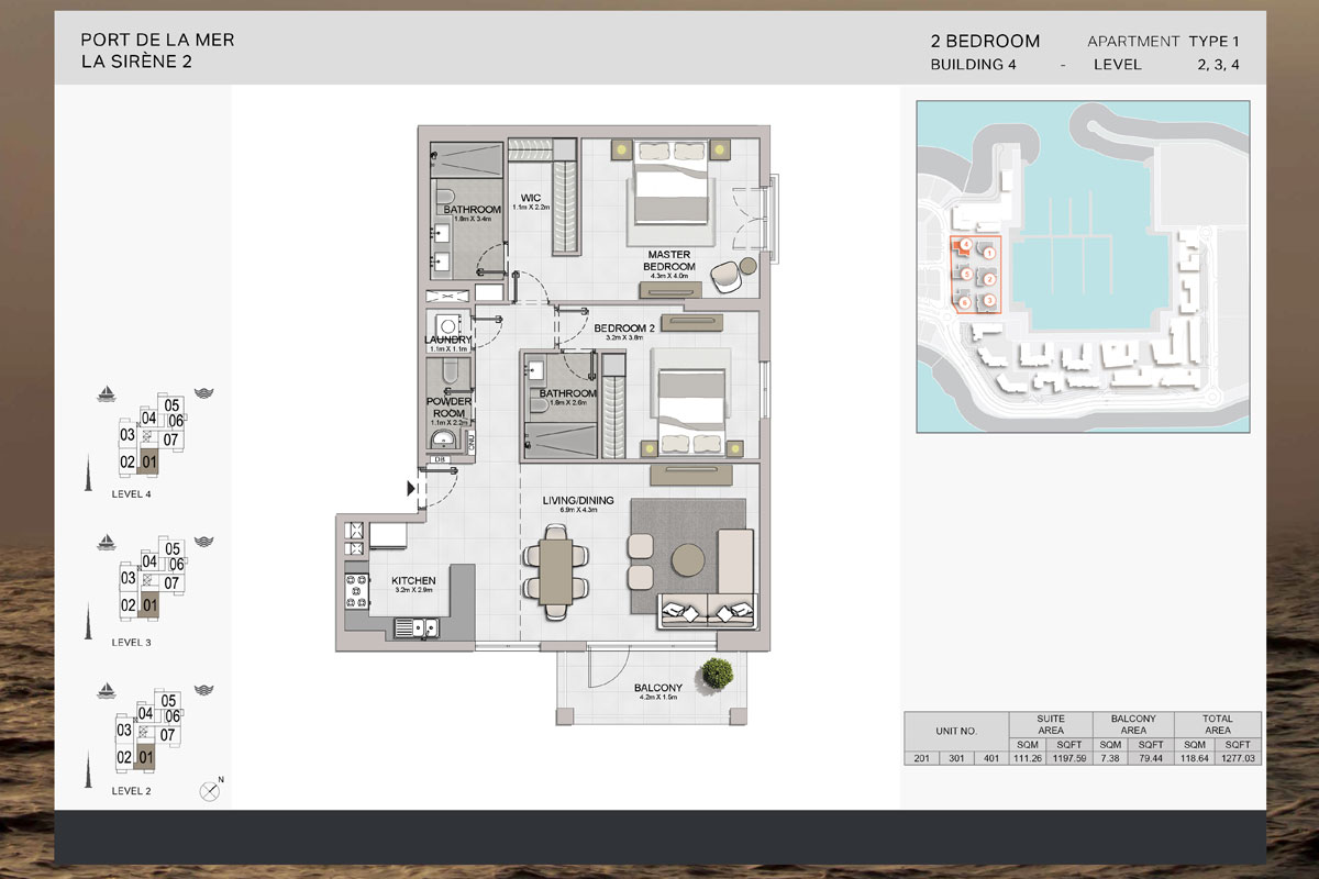 La Sirene 2 floor plan 2
