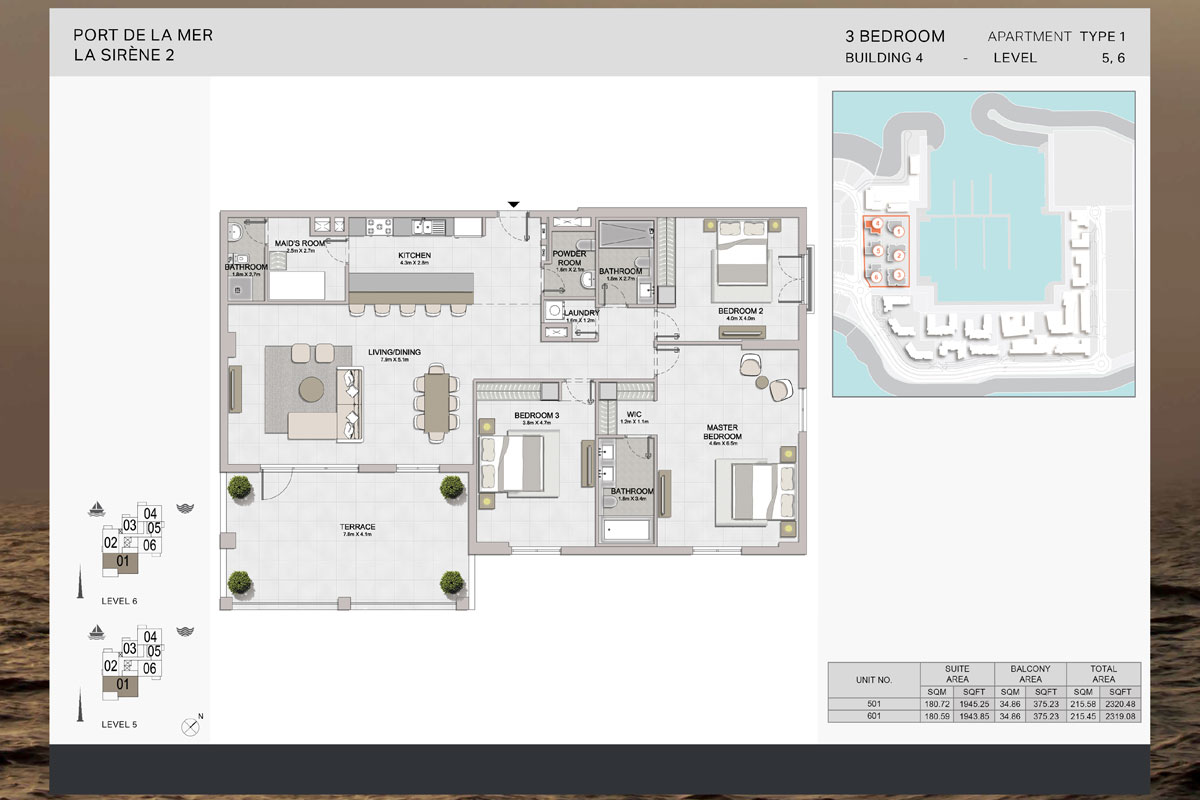 La Sirene 2 floor plan 3