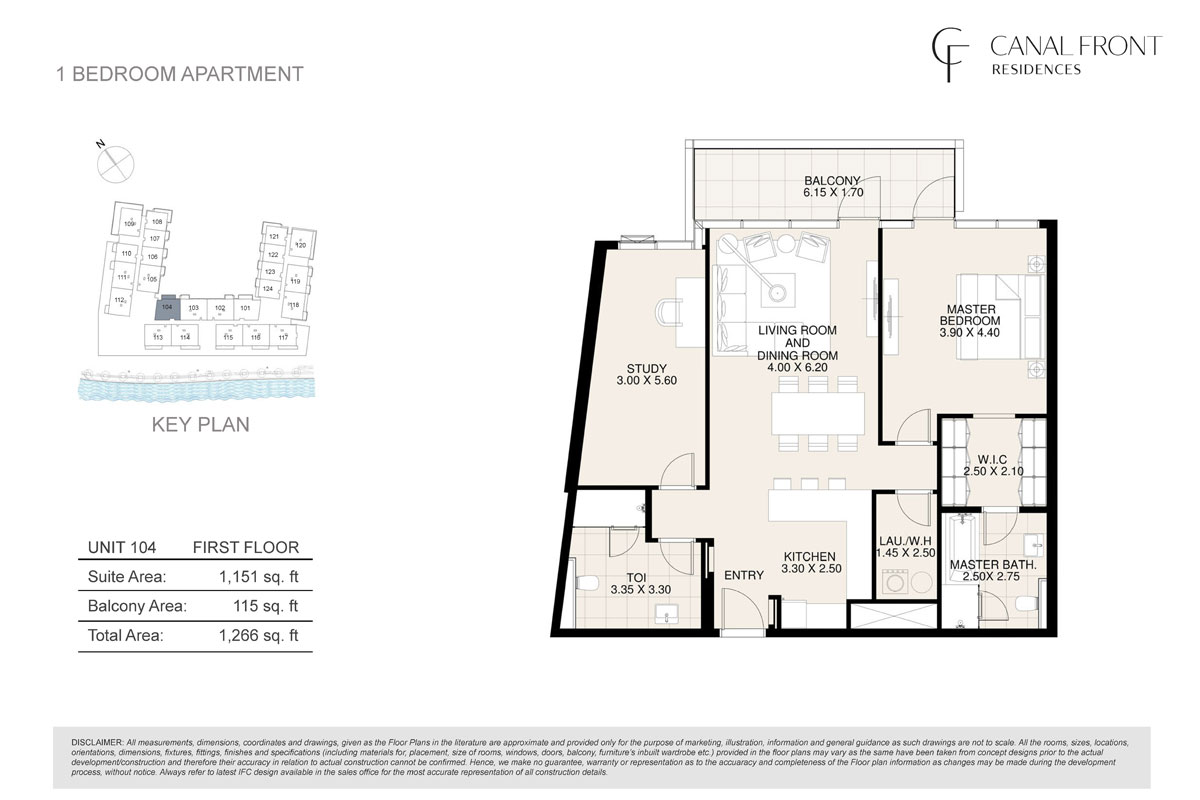 Canal Front Residences floor plan 1