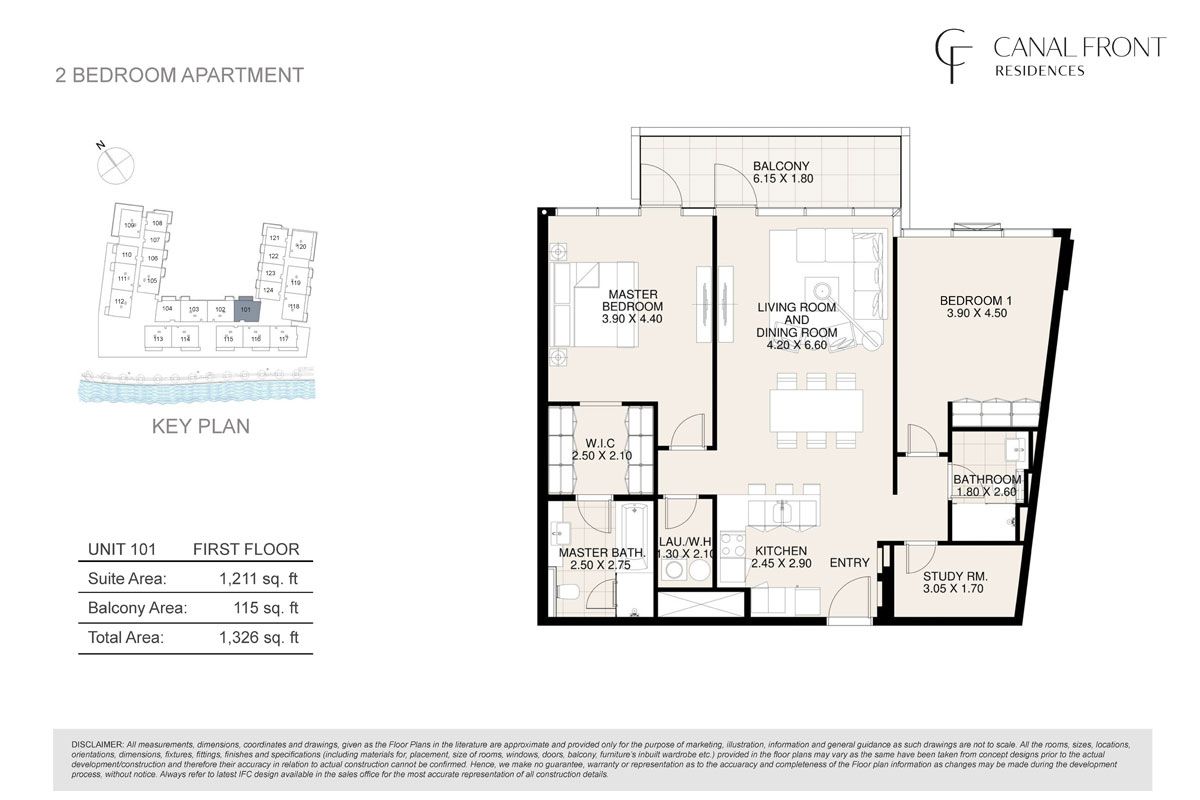 Canal Front Residences floor plan 3