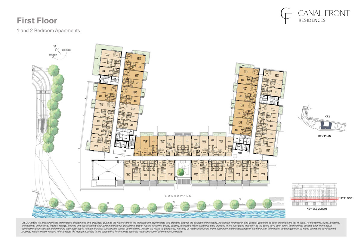 Canal Front Residences floor plan 2