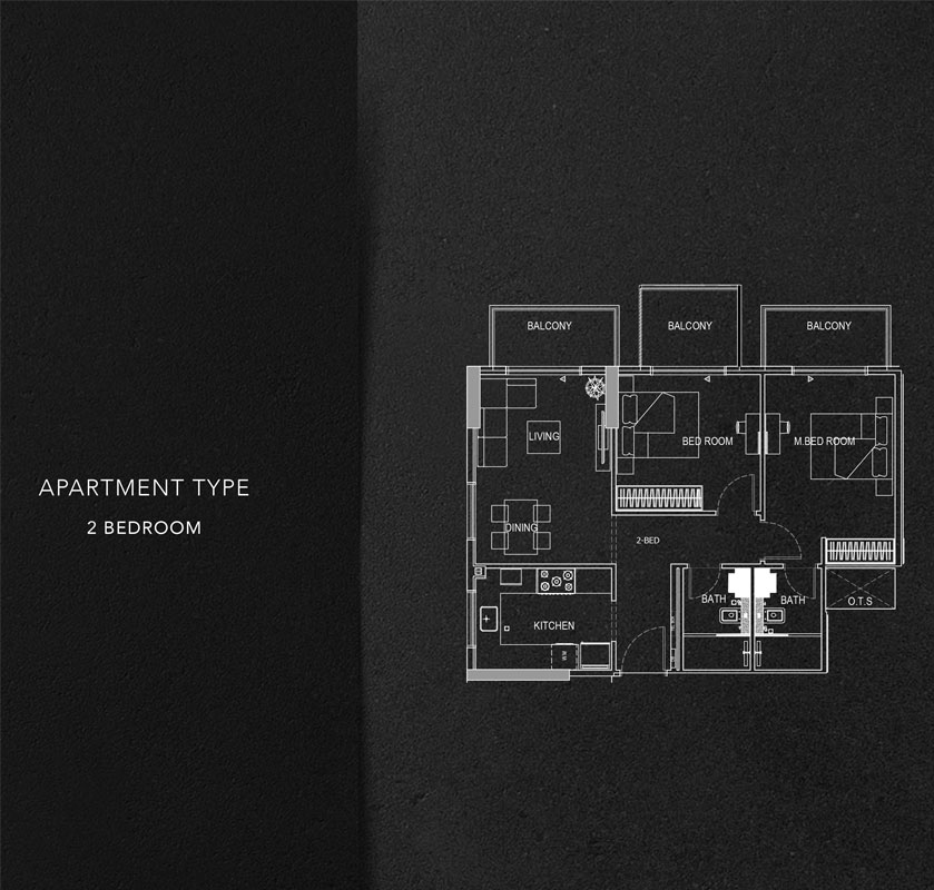 Binghatti Rose floor plan 3