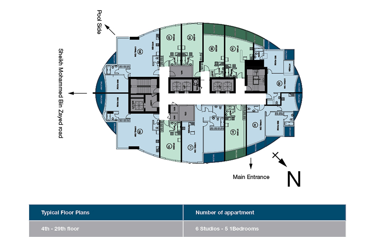 O2 Tower floor plan 3