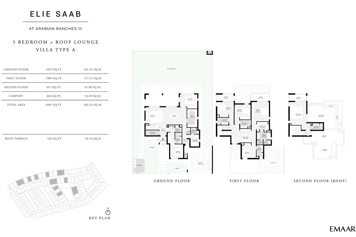 Elie Saab at Arabian Ranches 3 floor plan 2