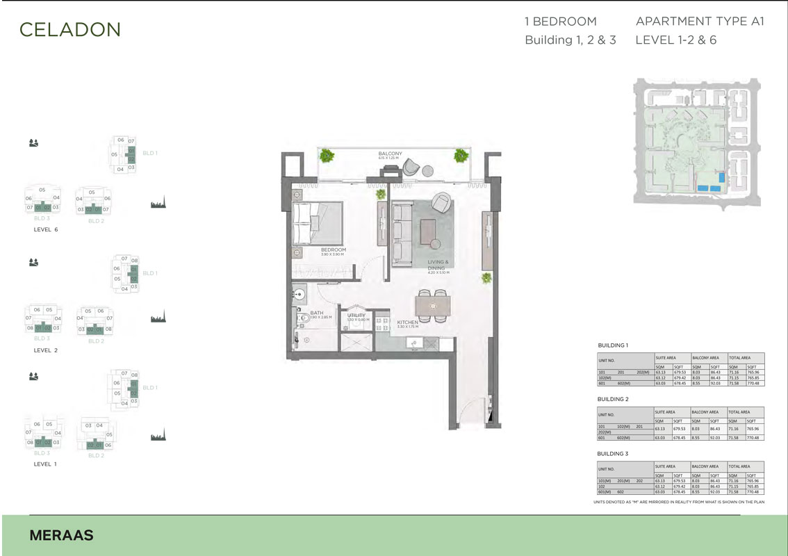 Celadon Central Park floor plan 1