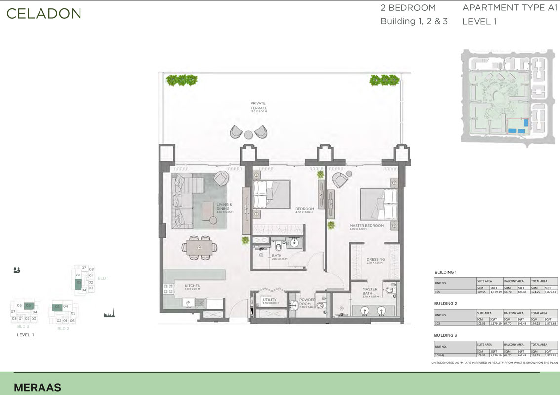 Celadon Central Park floor plan 2
