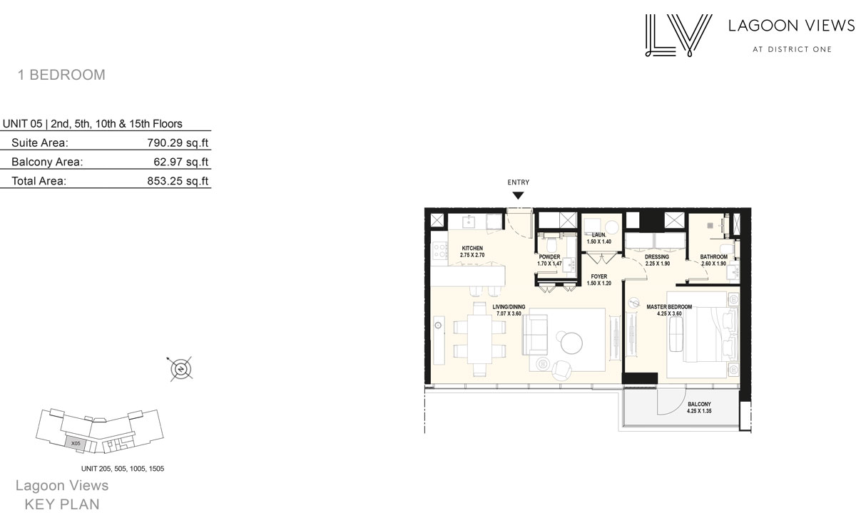 Lagoon Views floor plan 1