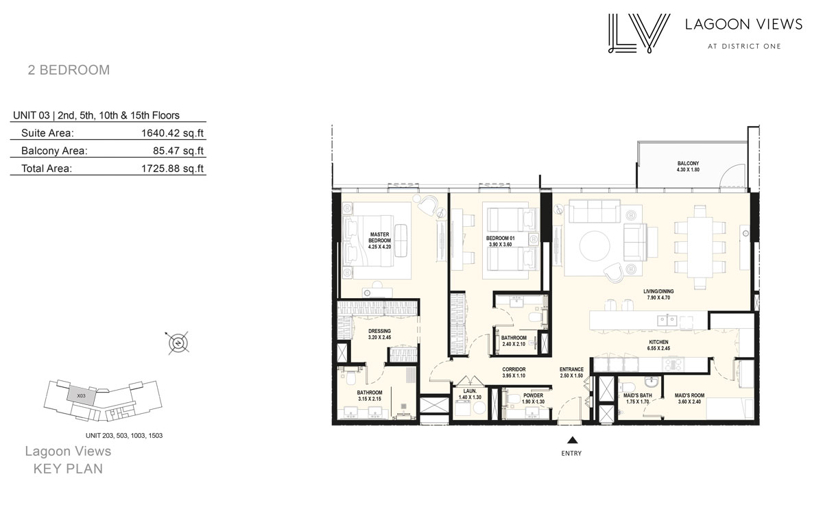 Lagoon Views floor plan 3