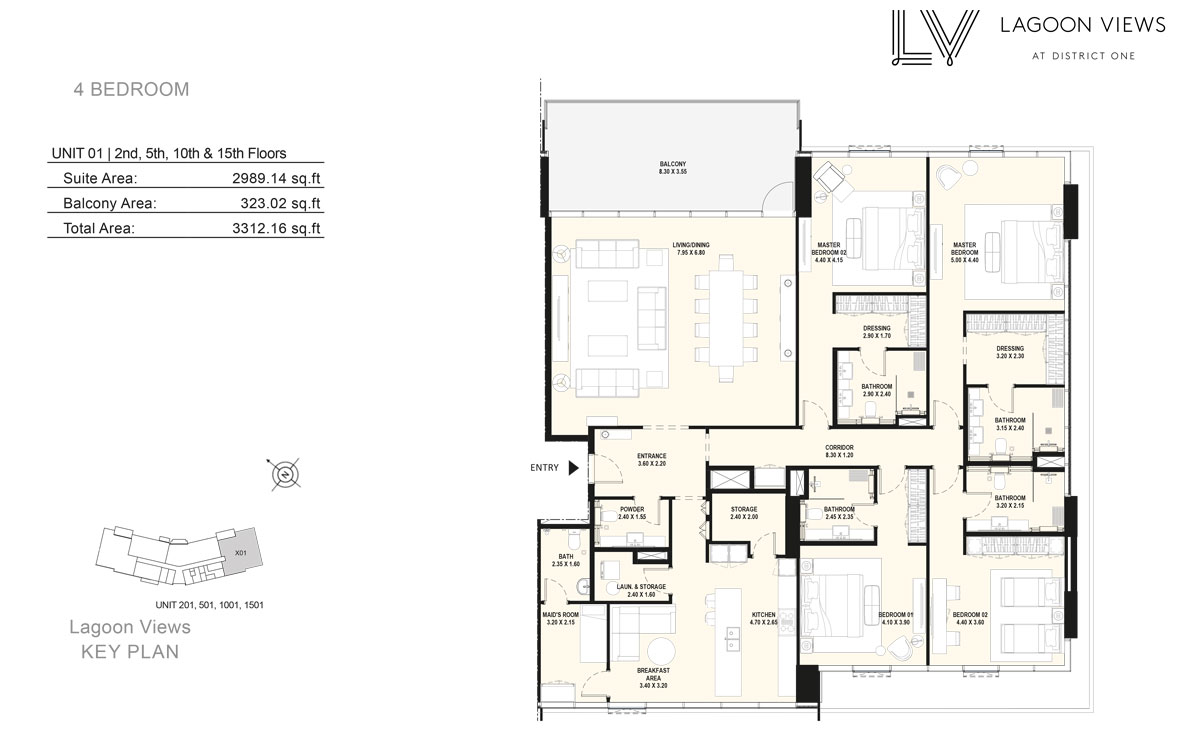 Lagoon Views floor plan 6