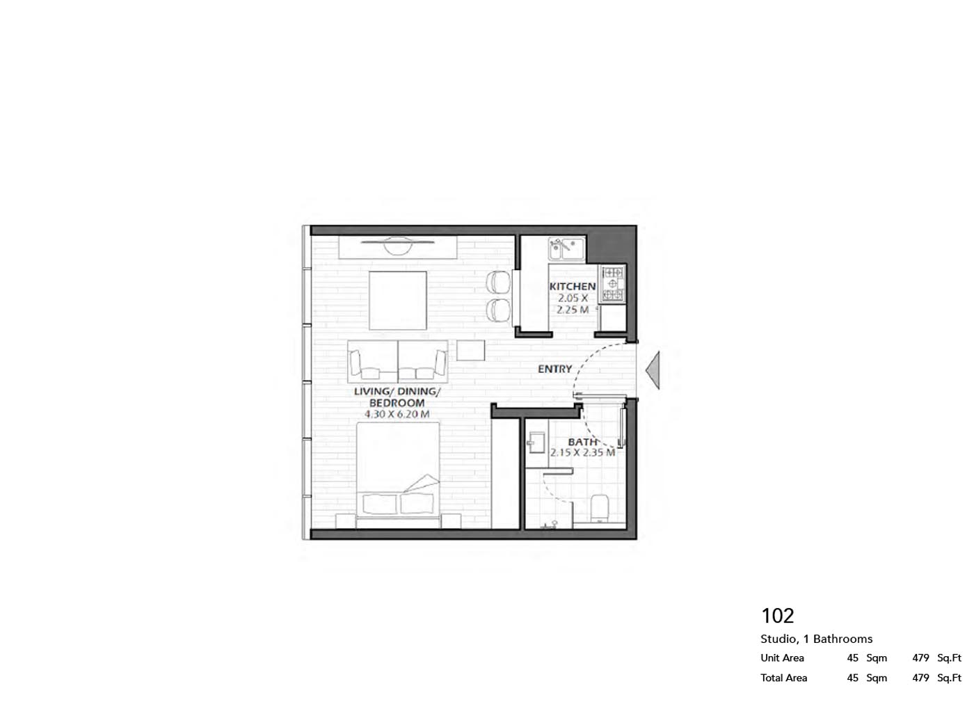 Reem Five floor plan 1