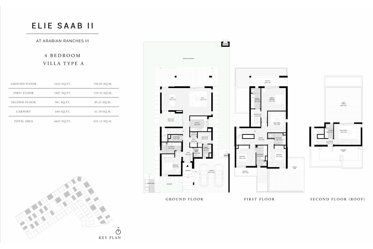 Elie Saab 2 at Arabian Ranches 3 floor plan 1
