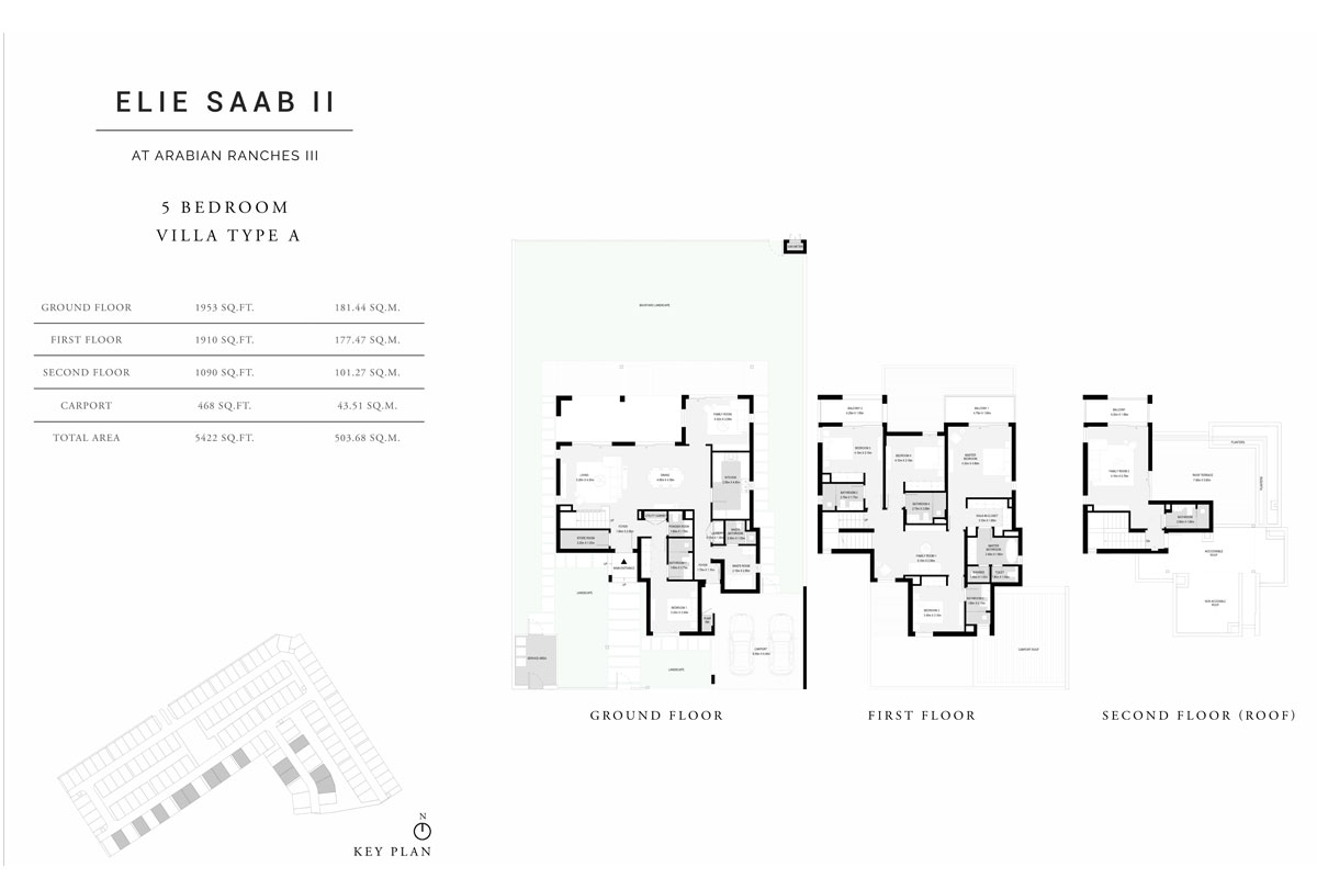 Elie Saab 2 at Arabian Ranches 3 floor plan 2