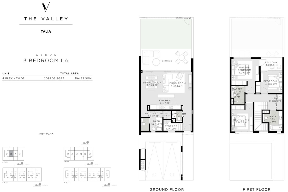 Talia The Valley floor plan 1