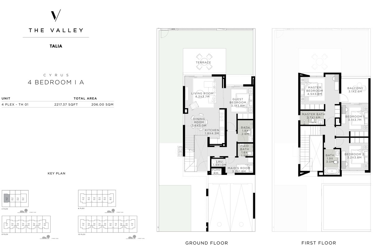 Talia The Valley floor plan 2