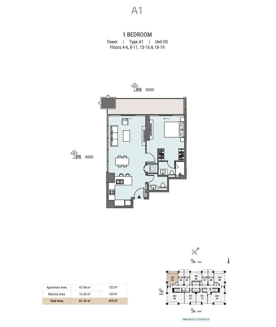 Peninsula Five floor plan 2