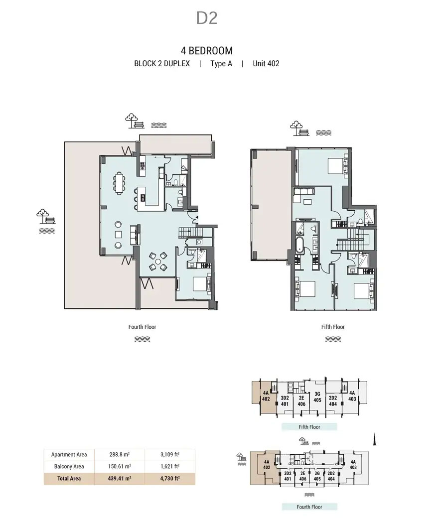 Peninsula Five floor plan 5