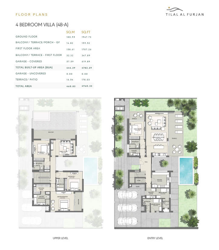Tilal Al Furjan floor plan 1