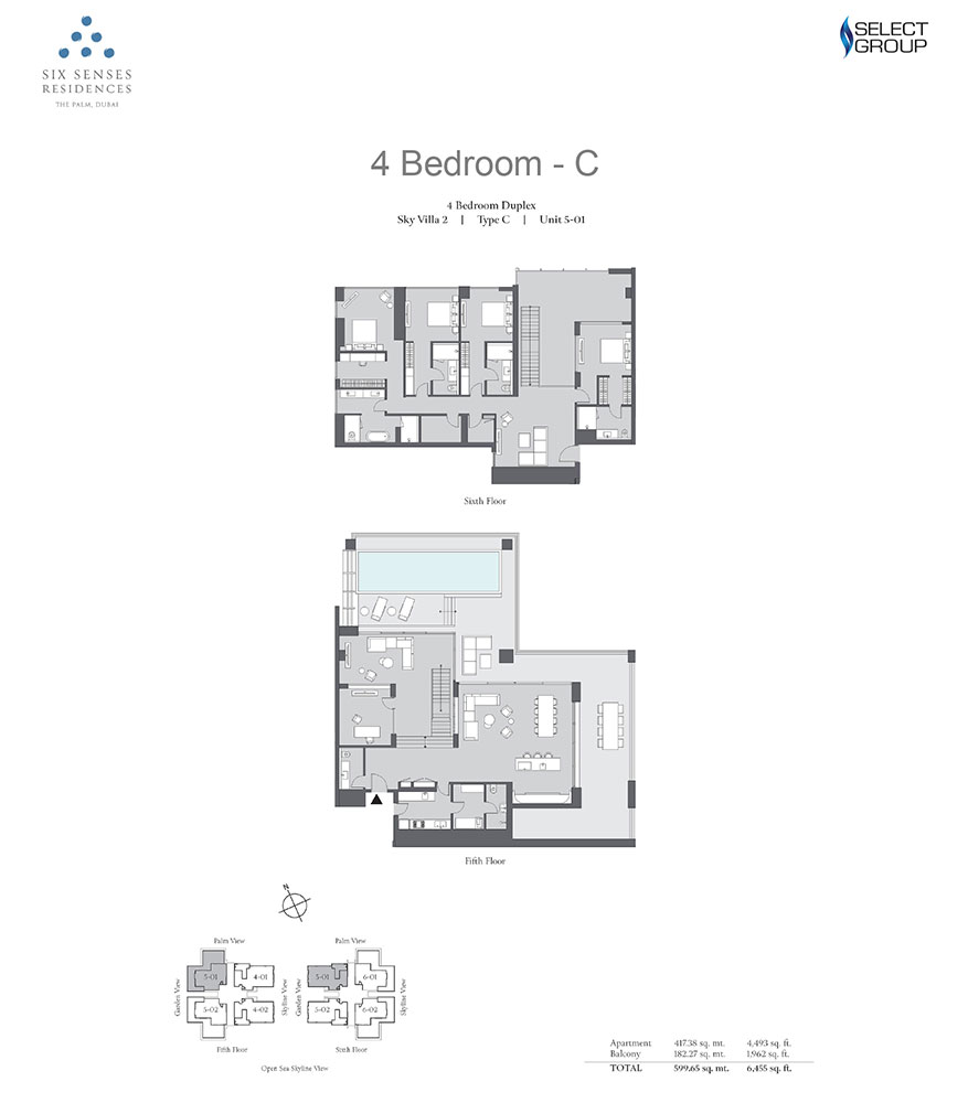 Six Senses floor plan 6