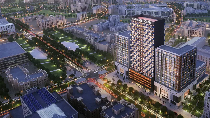 Binghatti Crest — Binghatti Developers off plan in Jumeirah Village Circle