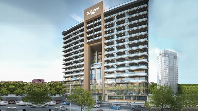 Golf Vista Heights — London Gate off plan in Dubai Sports City