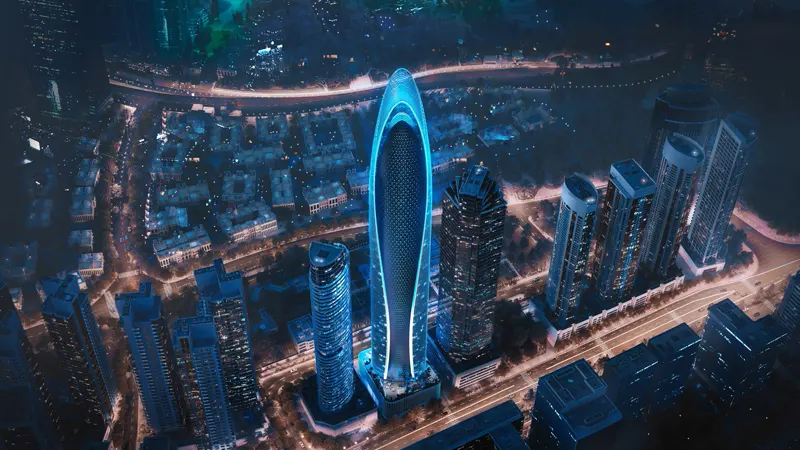 Binghatti Mercedes Benz Places — Binghatti Developers off plan in Downtown Dubai