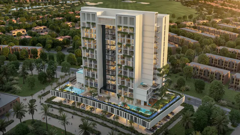 Fairway Residences — Prescott Real Estate Development off plan in Dubai Sports City