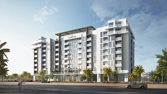 The Corner at DLRC — Arabian Gulf Properties off plan in Dubai Land Residence Complex (DLRC)