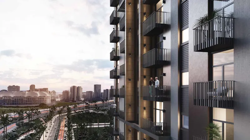 Belgravia Heights — Ellington Properties off plan in Jumeirah Village Circle