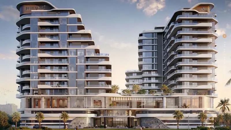Sunrise Bellagio at Al Furjan — Sunrise Capital Developer off plan in Al Furjan
