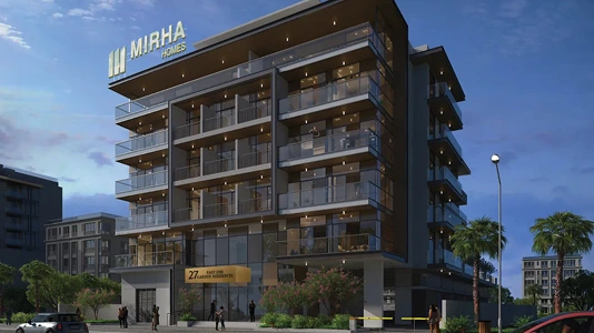27 East End Garden Residences — Mirha Homes Development off plan in Dubai International City 2
