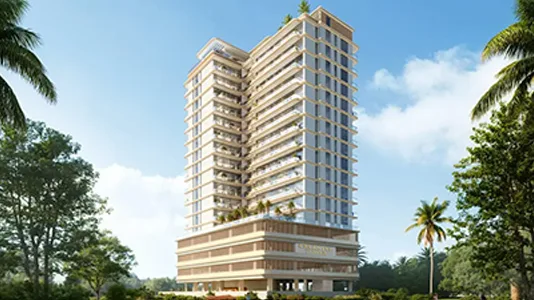 Celesto Tower — Tarrad Development off plan in Dubai Land Residence Complex (DLRC)