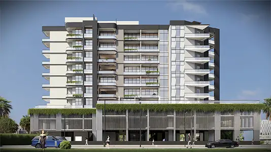 Golf Terrace Residences — ASAK Development off plan in Dubai Production City