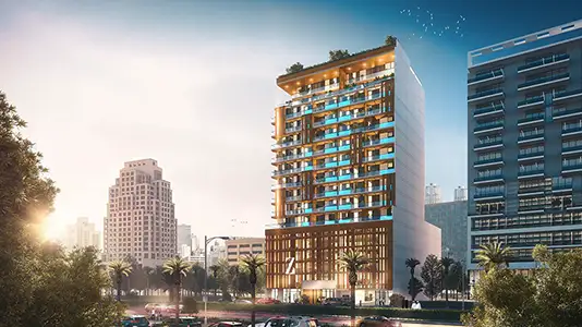 Rose Gold Residences at JVC — Zee Development off plan in Jumeirah Village Circle